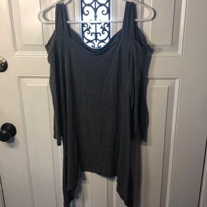 Gray Sidetail Tunic